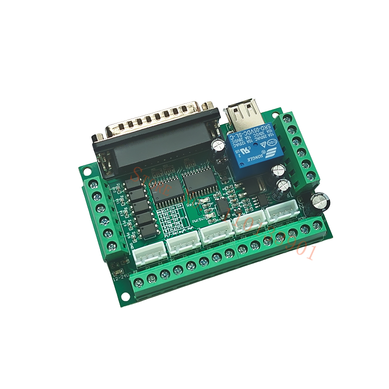 1pc 5 Axis CNC Breakout Board  - 5 Axis Cnc Breakout Board Interface Mach3 ulasan dan harga