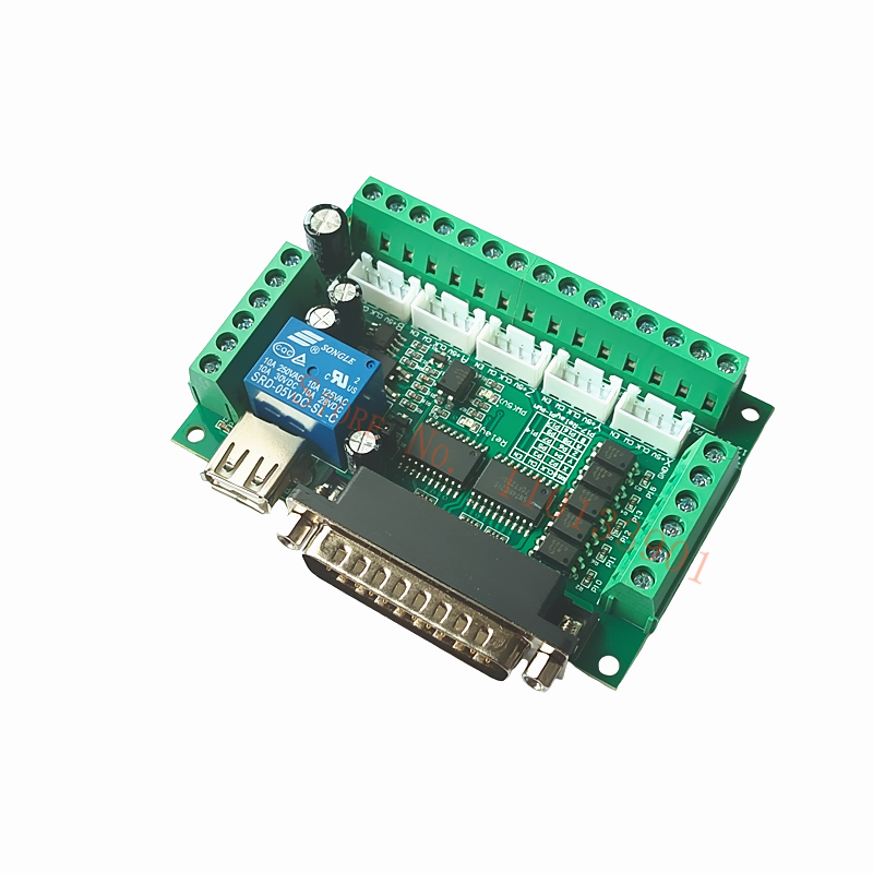 1pc 5 Axis CNC Breakout Board  - 5 Axis Cnc Breakout Board Interface Mach3 ulasan dan harga