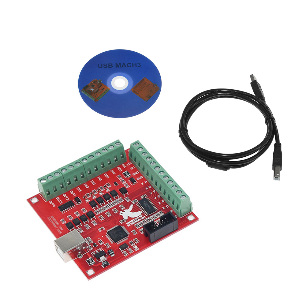 CNC USB Mach3 100Khz Breakout  - Mach3 Usb Cnc Controller 4 Axis 100Khz ulasan dan harga