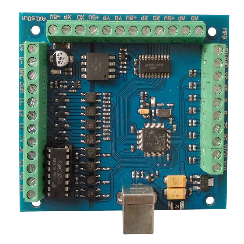 CNC Breakout Board USB MACH3 E - Mach3 Usb Cnc Controller 4 Axis 100Khz ulasan dan harga