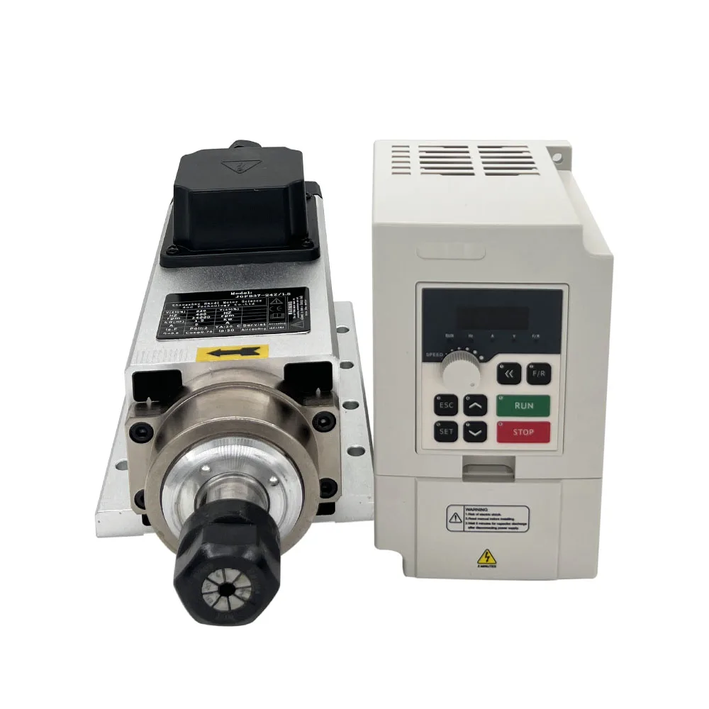 1.5KW ER11/ER20 110V/220V CNC  - Air Cooled 1.5Kw Spindle Motor Inverter 110V ulasan dan harga