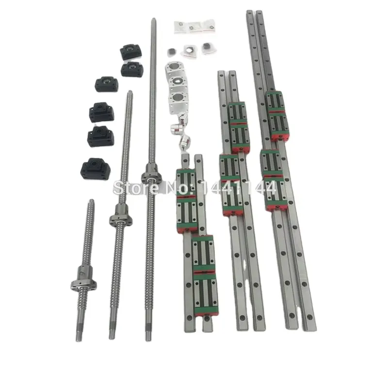 6 Sets HGR20 Linear Guide Rail - Hgr20 Linear Guide Rail Ballscrew Set ulasan dan harga