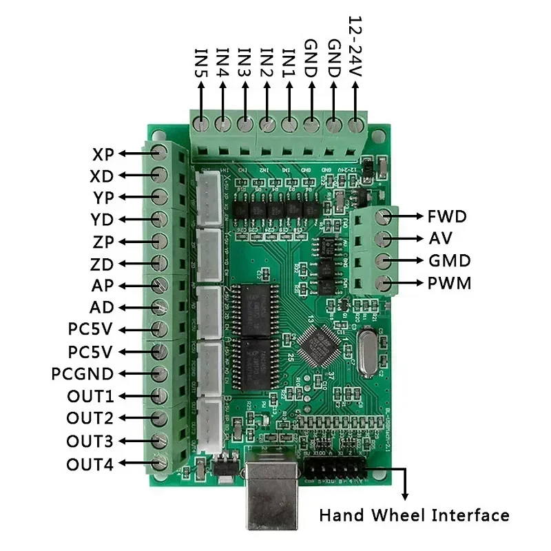 CNC 5 Axis Mach3 Interface Boa - 5 Axis Cnc Breakout Board Interface Mach3 ulasan dan harga