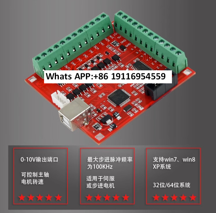 CNC MACH3 100Khz breakout boar - Mach3 Usb Cnc Controller 4 Axis 100Khz ulasan dan harga