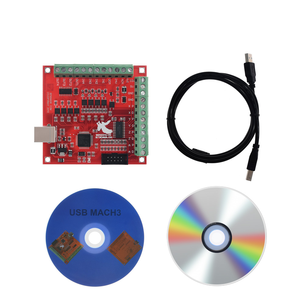 Breakout Board CNC USB MACH3 4 - Mach3 Usb Cnc Controller 4 Axis 100Khz ulasan dan harga