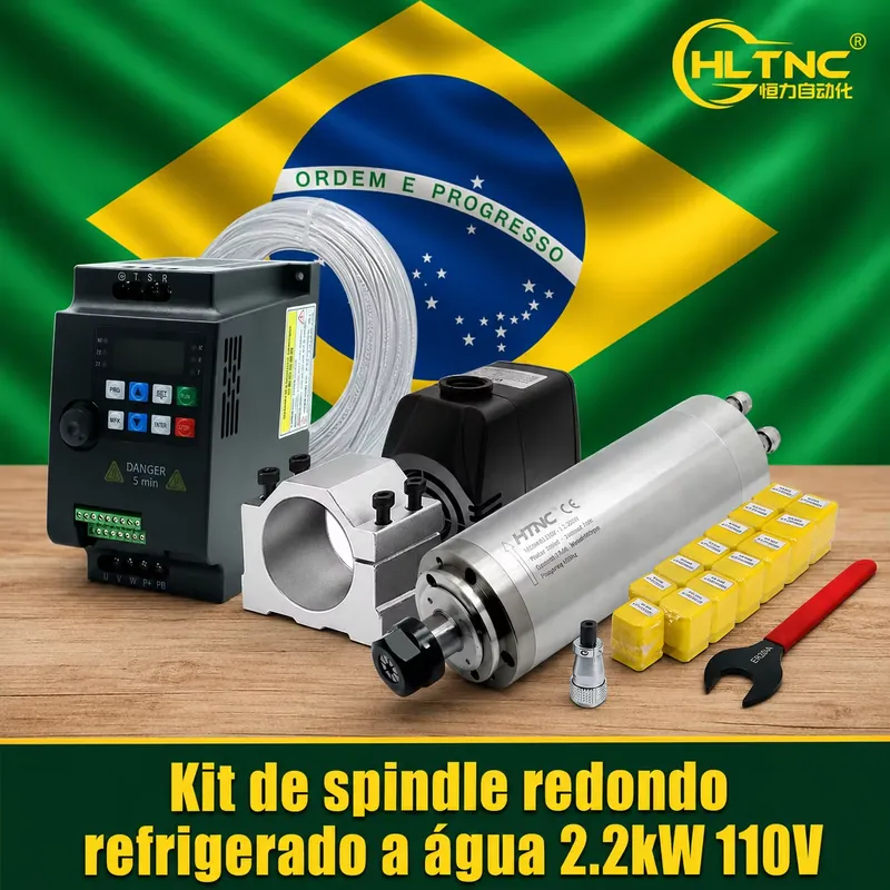 Brazil Shipped 2.2kw 220V 110V - 2.2Kw Water Cooled Spindle Kit Vfd ulasan dan harga